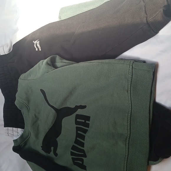 Puma kids sweat shirt and pants.  Matching - Picture 2 of 3
